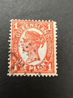 1907 Queensland Victoria One Penny  (2143)