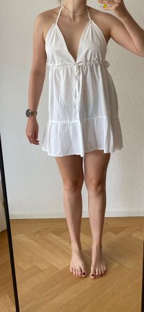 100% Baumwollkleid Rückenfrei