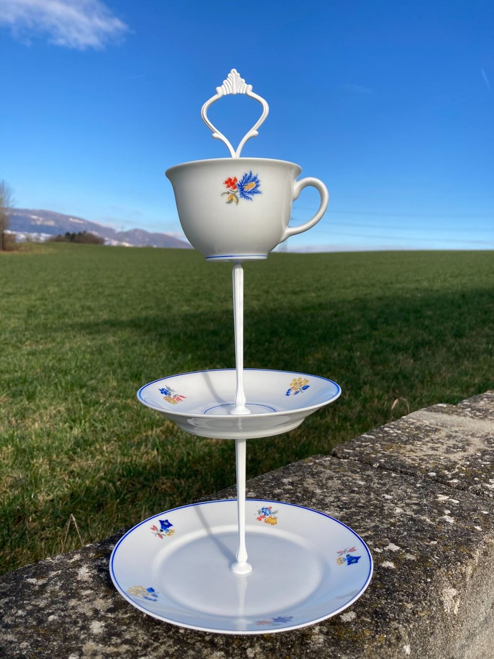 Teller: Etagere mit Gedeck Langenthal 1932/33 – Gebraucht aus Subingen von ArtBead 2
