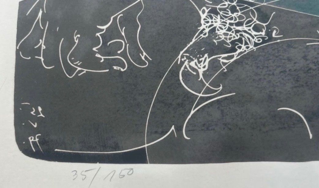 Arts picturaux & lithographies: Hans Erni, handsigniert und nummeriert – D'occasion à Rain par Pic-Ass 4