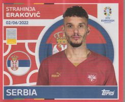 EURO 2024 Topps sticker SERBIA SRB 9 ERAKOVIC