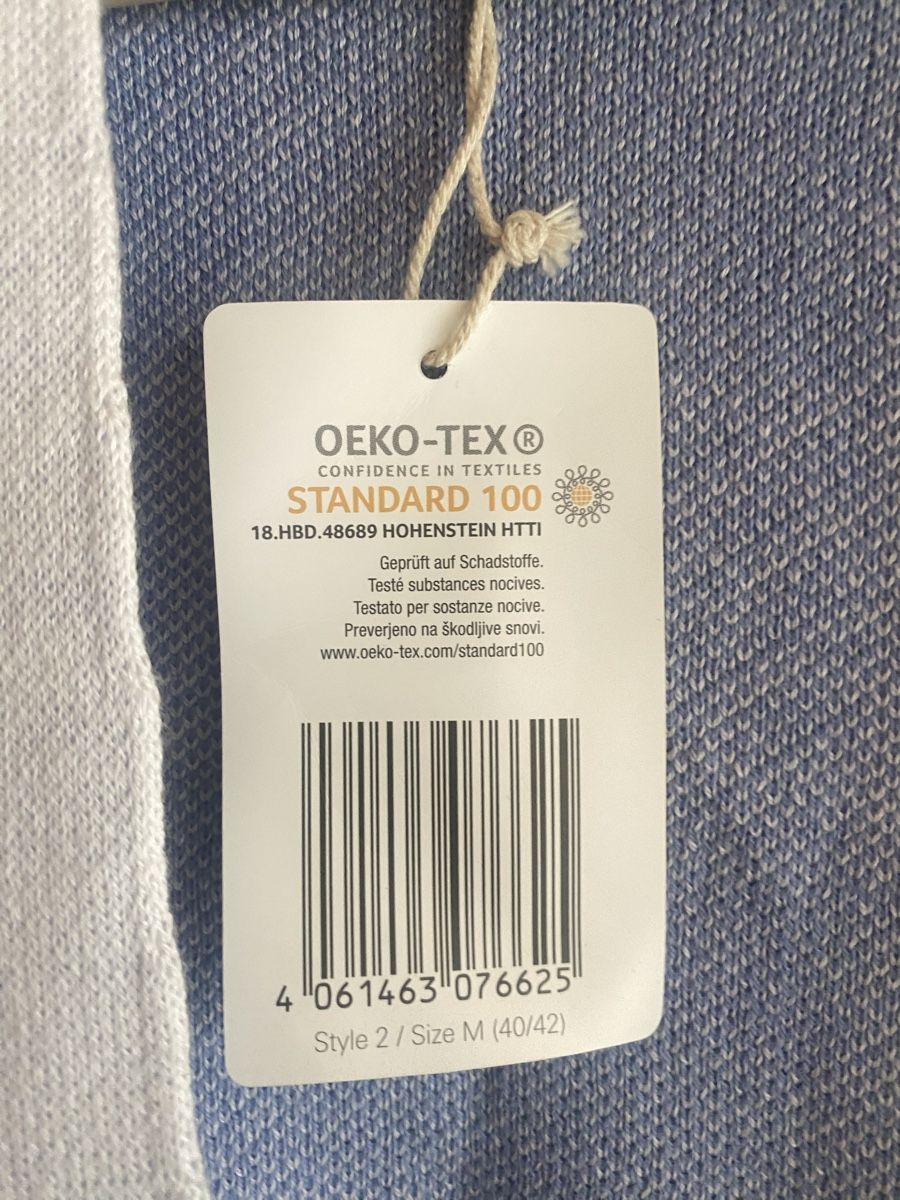 Giacche: Blaue Strickjacke Gr. M, kariert, neu – Nuovo (secondo la descrizione) da St Gallen venduto da Berta343 1