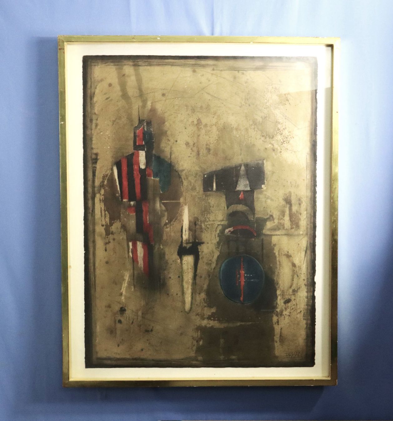 Gemälde: Johnny Friedländer 1912-1992, Farbradierung, handsigniert – Gebraucht aus Zug von Kunst-Fundgrube 9
