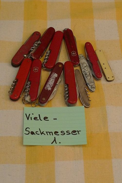 Coltelli tascabile: Viele-Sackmesser! 1. – Difettoso da Bern venduto da bn1640 2