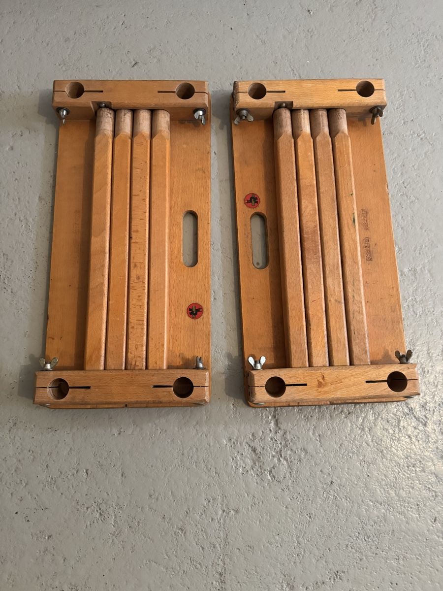 Sedie: 2x Vintage HolzStuhl Klappbar – Usato da Urdorf venduto da robinson80