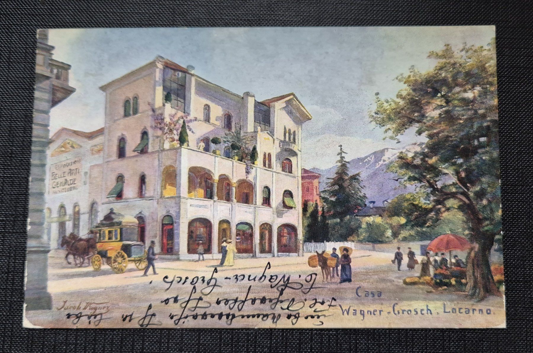 Cartoline postali: Casa Wagner-Grosch Locarno 1932 – Usato da Zürich venduto da brinkosos