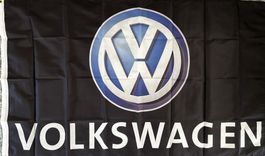VW Volkswagen Fahne Blau Golf Passat R32 Polo GTI Touareg