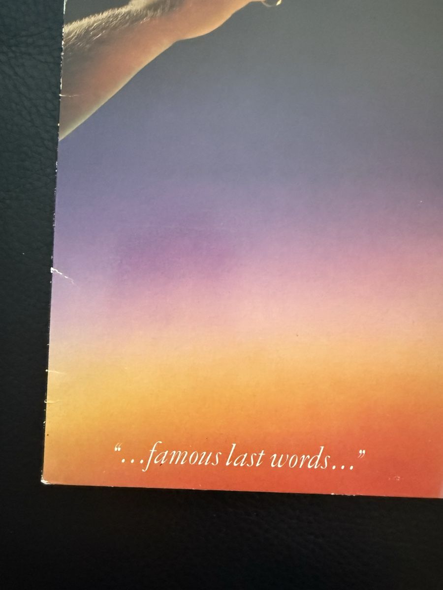 Dischi in vinile: Supertramp "...famous last words..." LP Schallplatte – Usato da Goldach venduto da Donpancho 1