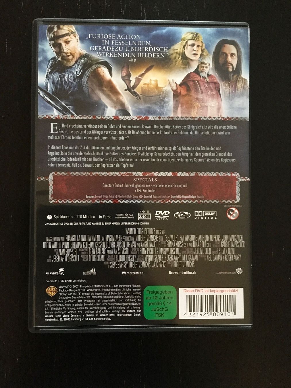 Tutti i DVDs: DVD Die Legende von Beowulf – Usato da Regensdorf venduto da scheissspiel 1