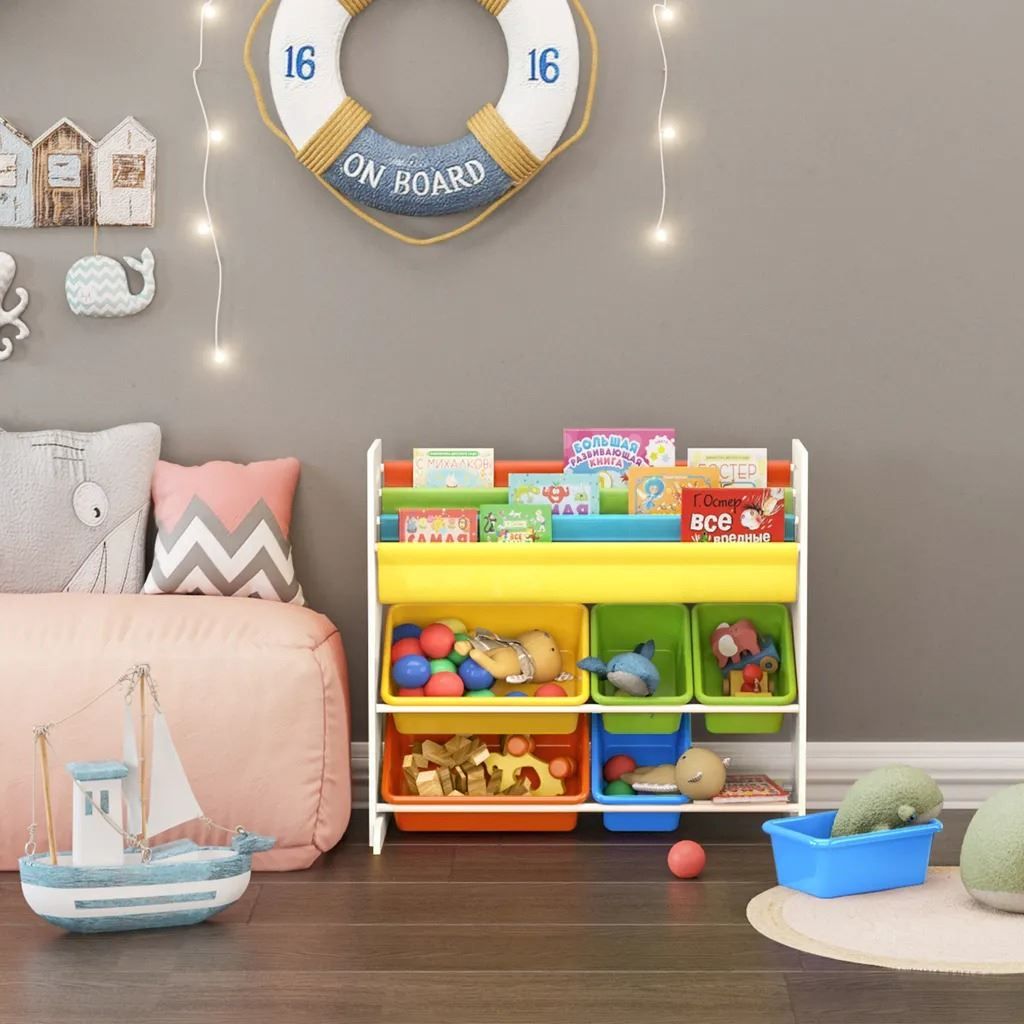 Scaffali: Kinderregal 6 Kästen mit Kippschutz – Nuovo e nell'imballaggio originale da Winterthur venduto da aredo 4