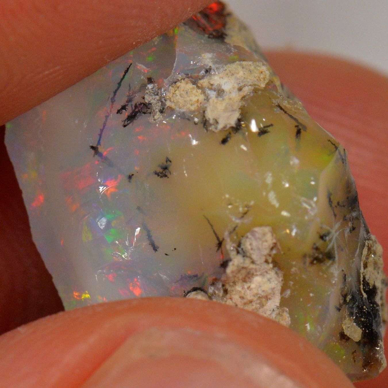 Edelsteine: 13.5 Karat - Roher Äthiopischer Welo Opal – Neu (gemäss Beschreibung) aus Rüti ZH von DeinOpal 4