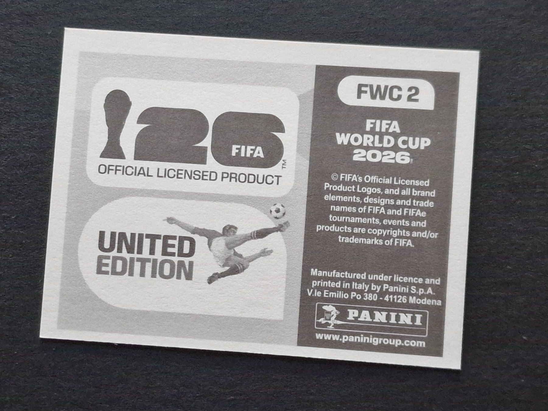 Panini Carte collezionabili: Panini - FWC 2 – Nuovo (secondo la descrizione) da Bouveret venduto da psv01 1