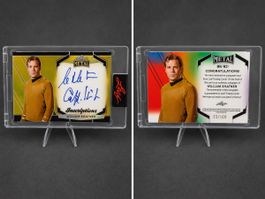 William Shatner Autograph Metal Karte 23/100
