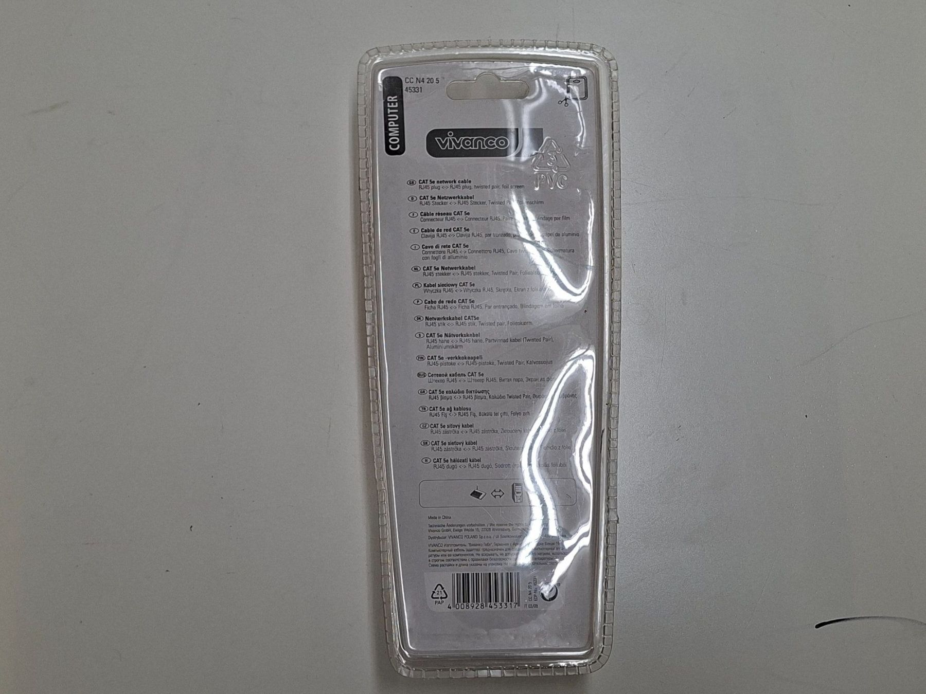 Cavi: Vivanco CAT 5e Netzwerkkabel, 2m - Originalverpackt – Nuovo e nell'imballaggio originale da Wettingen venduto da Wendemarket 1