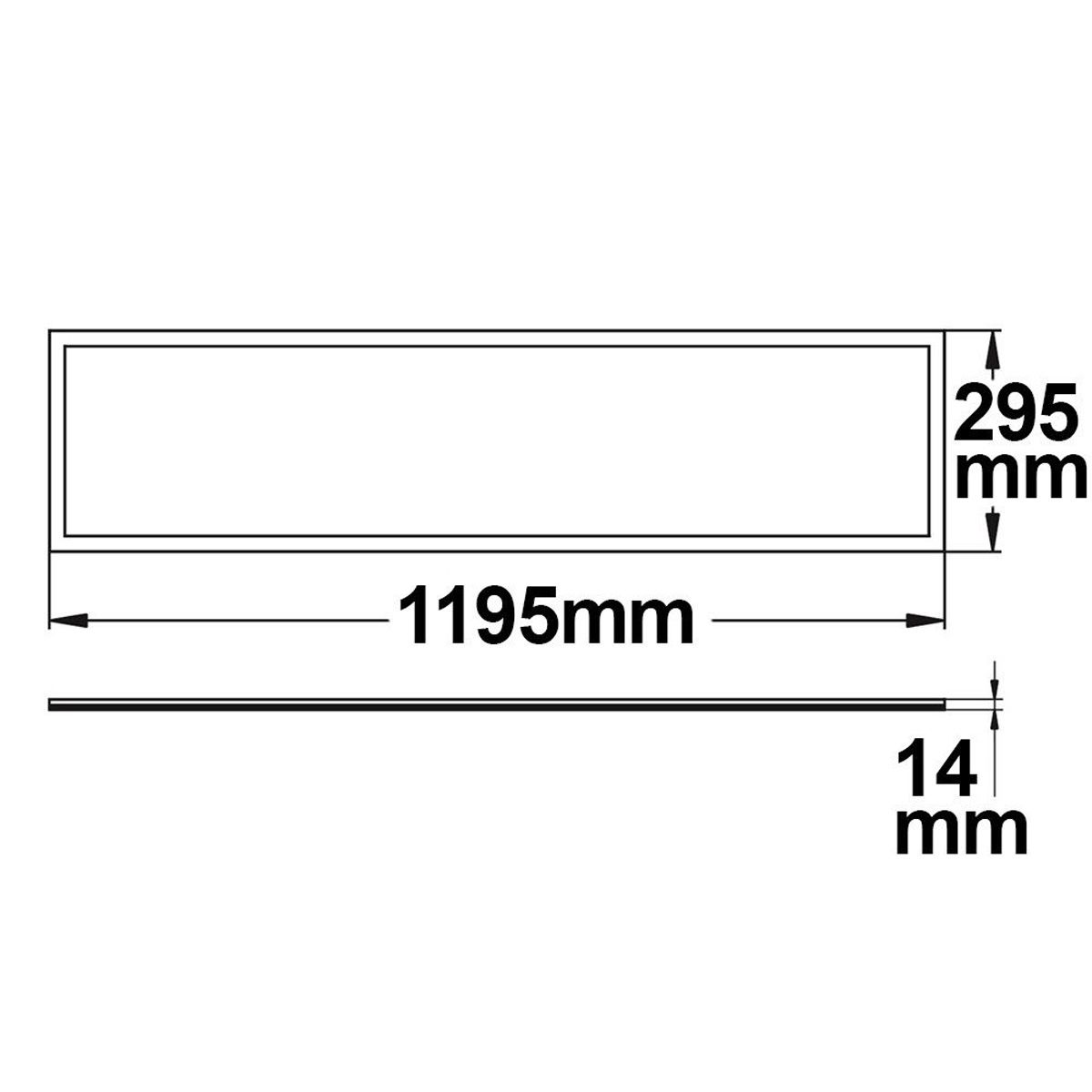 Lampadari & plafoniere: LED Office Pendelleuchte, 120 cm x 30 cm – Nuovo (secondo la descrizione) da Kreuzlingen venduto da Smart-Light 4