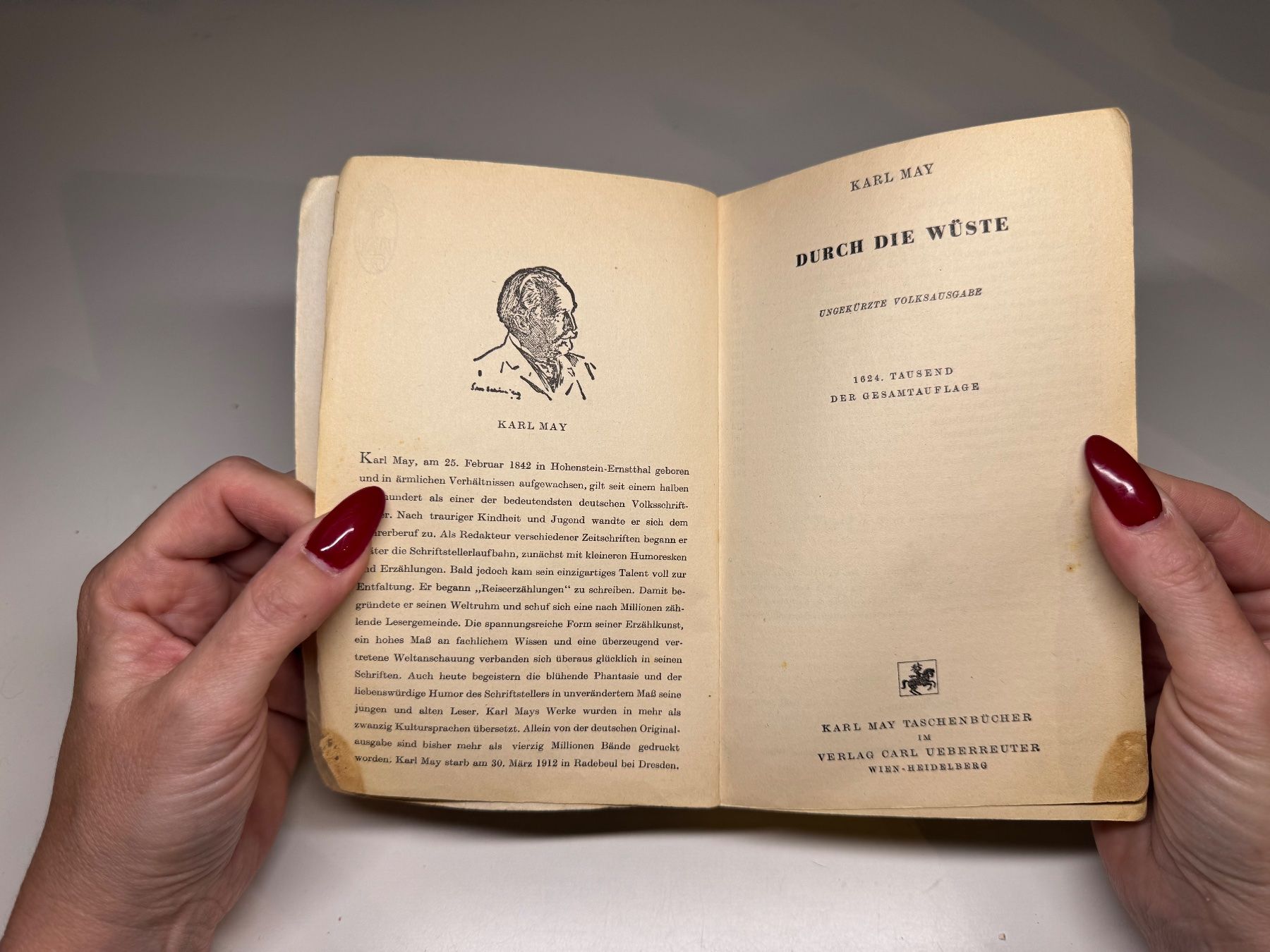 Libri: ROMAN: Karl May, Durch die Wüste – Usato da Grosswangen venduto da Kleine.Knoepfe 3