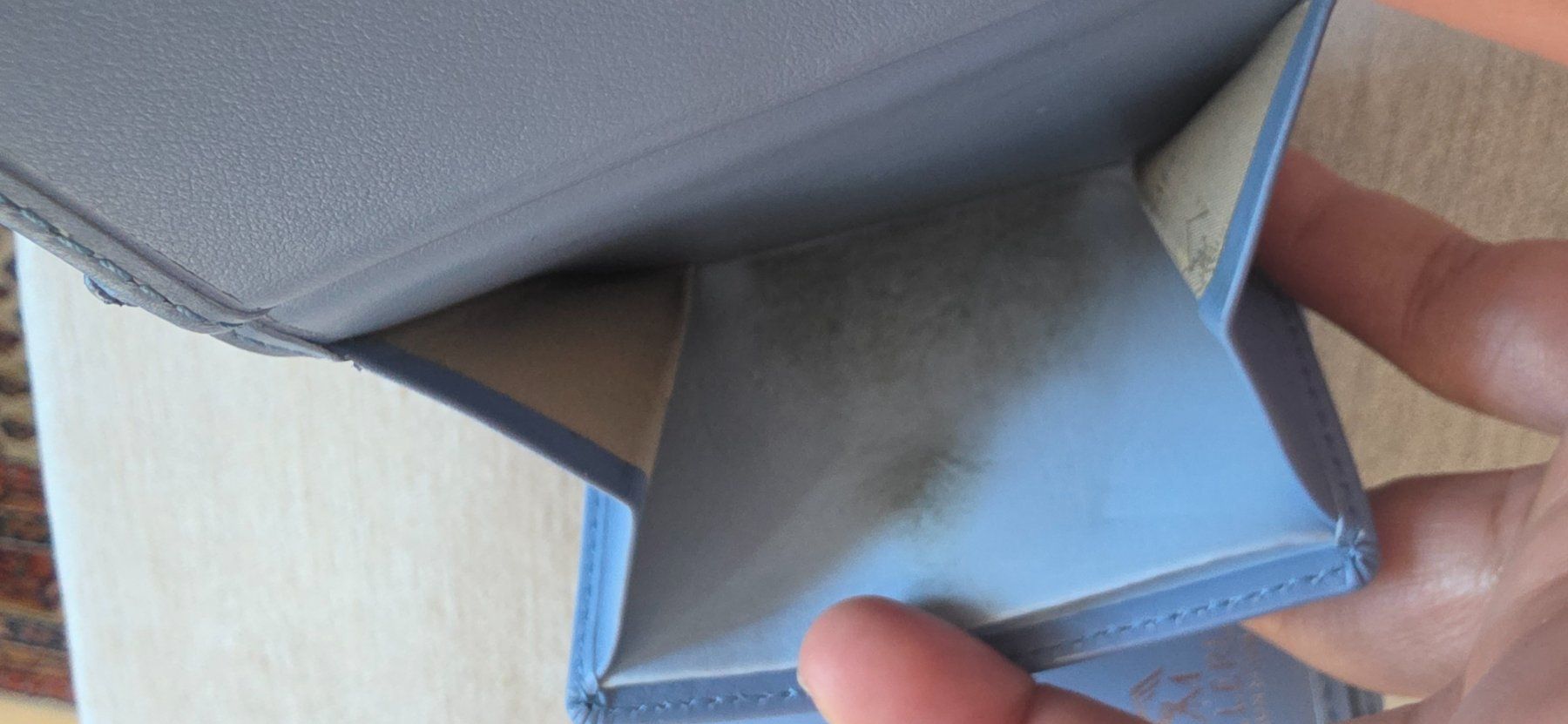 Maison Mollerus Portafogli: Maison Mollerus Geldbörse, hellblau... – Usato da Gränichen venduto da Namchii 4