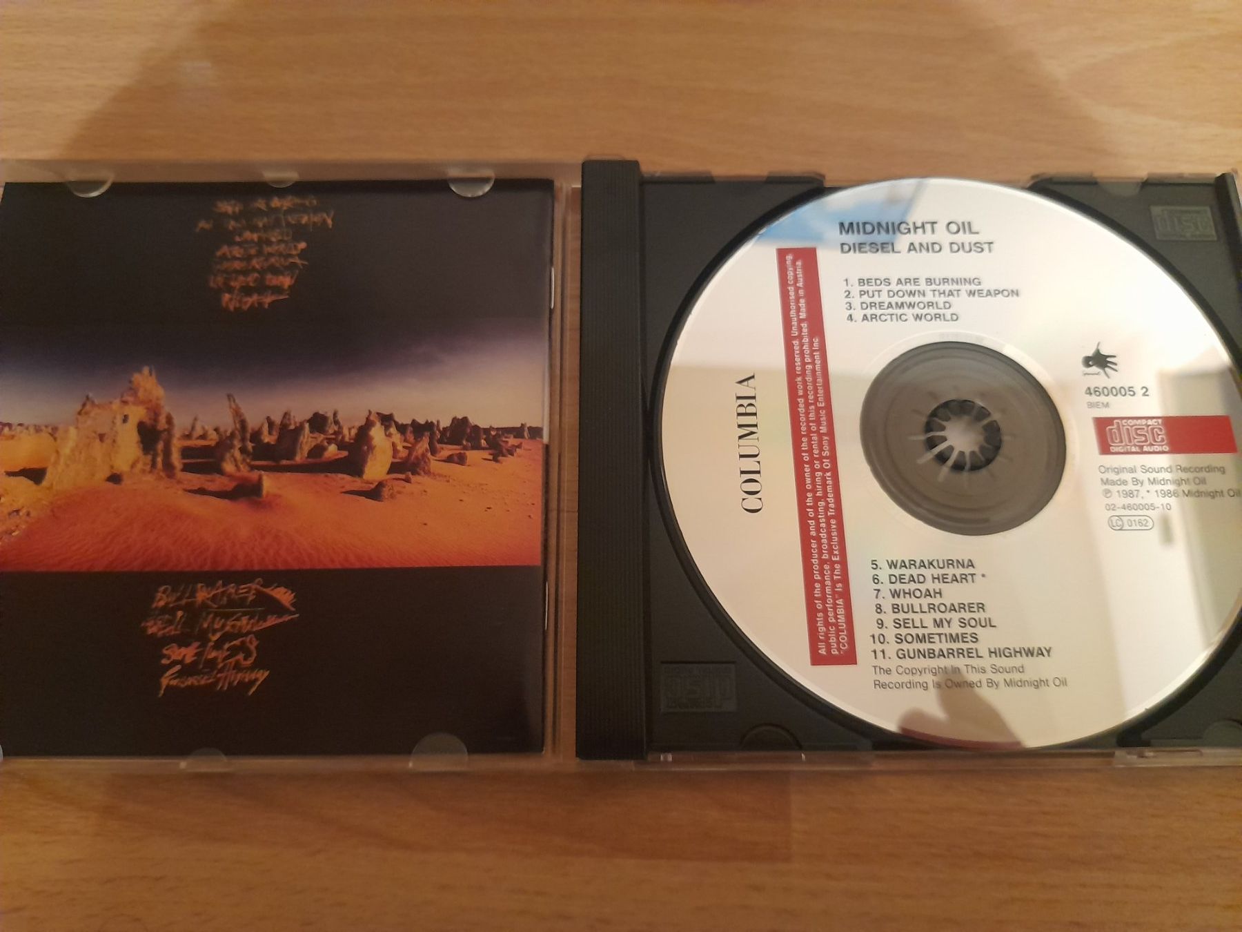 CD: CD Midnight Oil - Diesel and Dust – Usato da Lustmühle venduto da chevi03 1