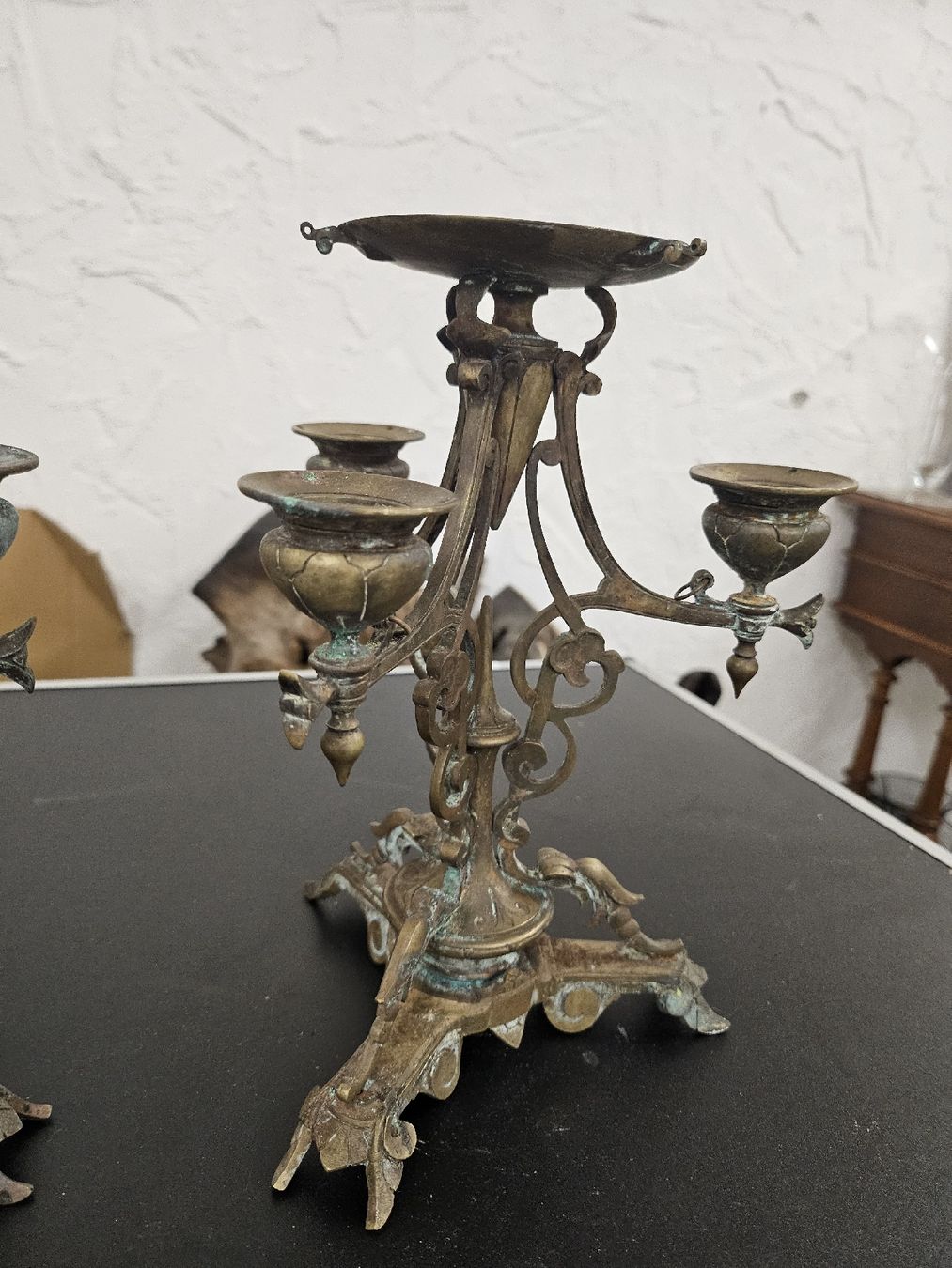 Kerzenständer: Paar Kerzenständer  verziert Bronze oder Messing  – Gebraucht aus St. Gallen von Cocos_Ricardo 2