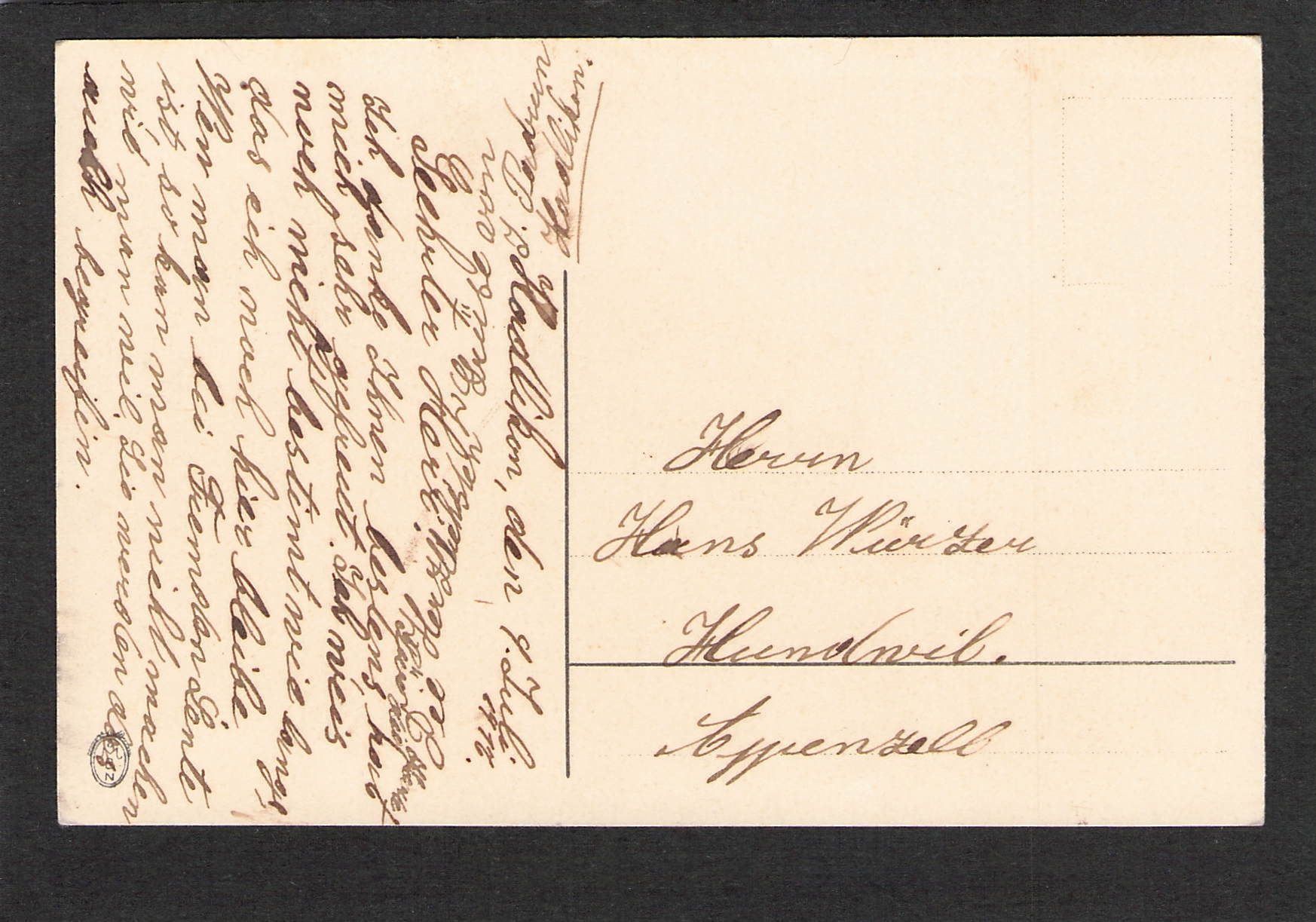 Cartoline postali: Künstlerkarte von 1916 – Usato da Reichenburg venduto da Pipo-67 1