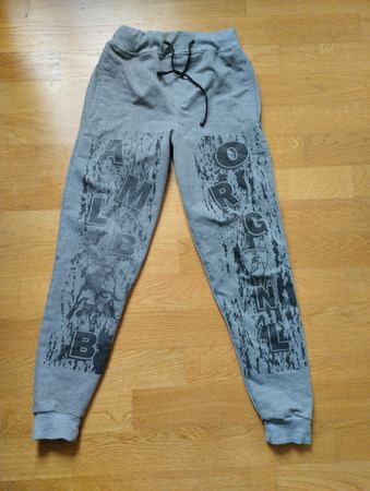 Sweatpants Grey Printed Size 10-12 Years Old