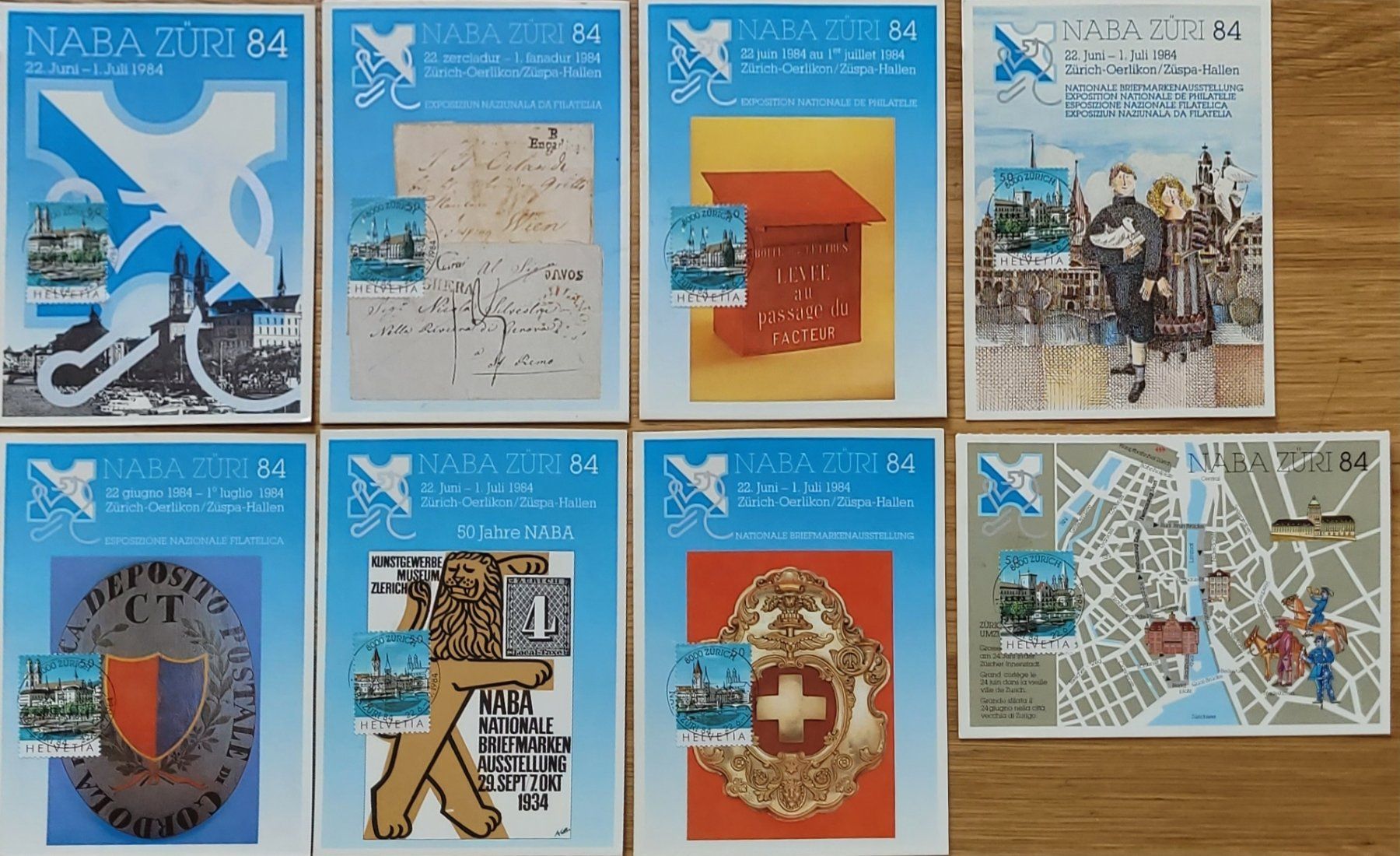 Alle Briefmarken: Lot de Carte Maximum – Gebraucht aus Biel/Bienne von Destockweb