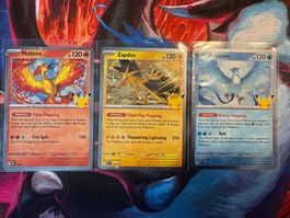 Pokemon 30th Celebration Moltres-Articuno-Zapdos Promo EN