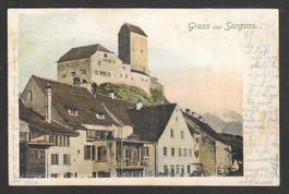 Sargans Teilansicht mit Schloss