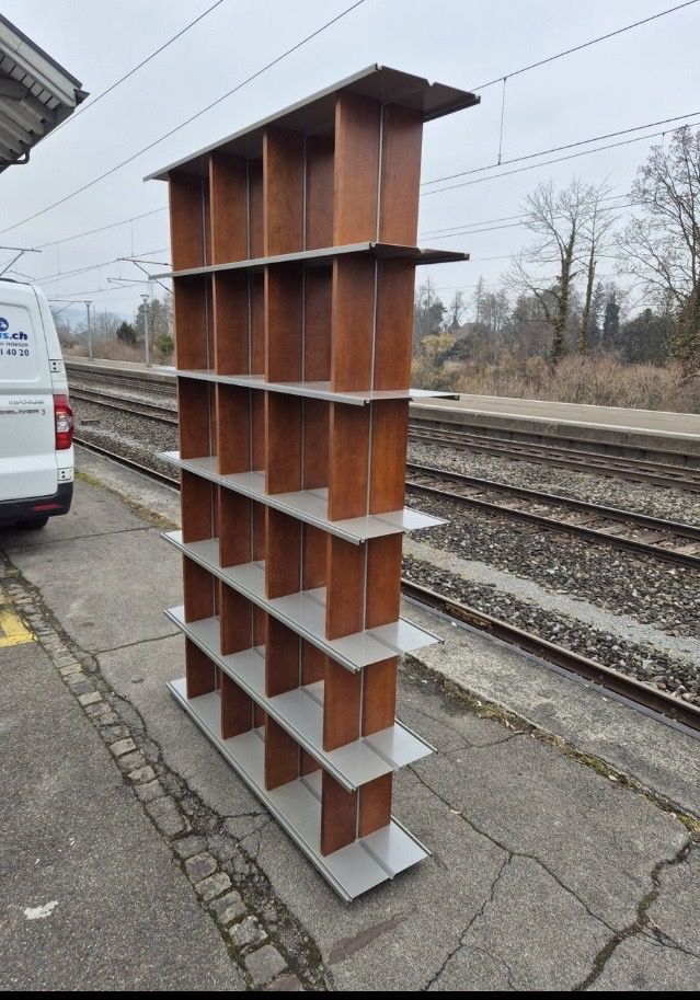 Regale: Buchregal Design C. Hindermann Kirschbaum – Neu (gemäss Beschreibung) aus Zürich von evanora 1