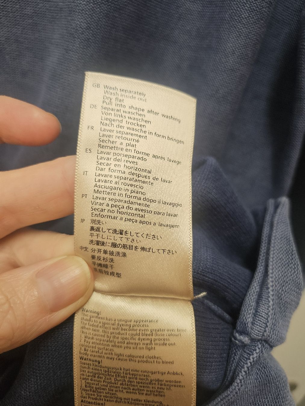 Maison Scotch Camicie: Scotch und Soda Baumwolle Pullover blaue Größe L – Usato da Zürich venduto da eri_8w5v 4