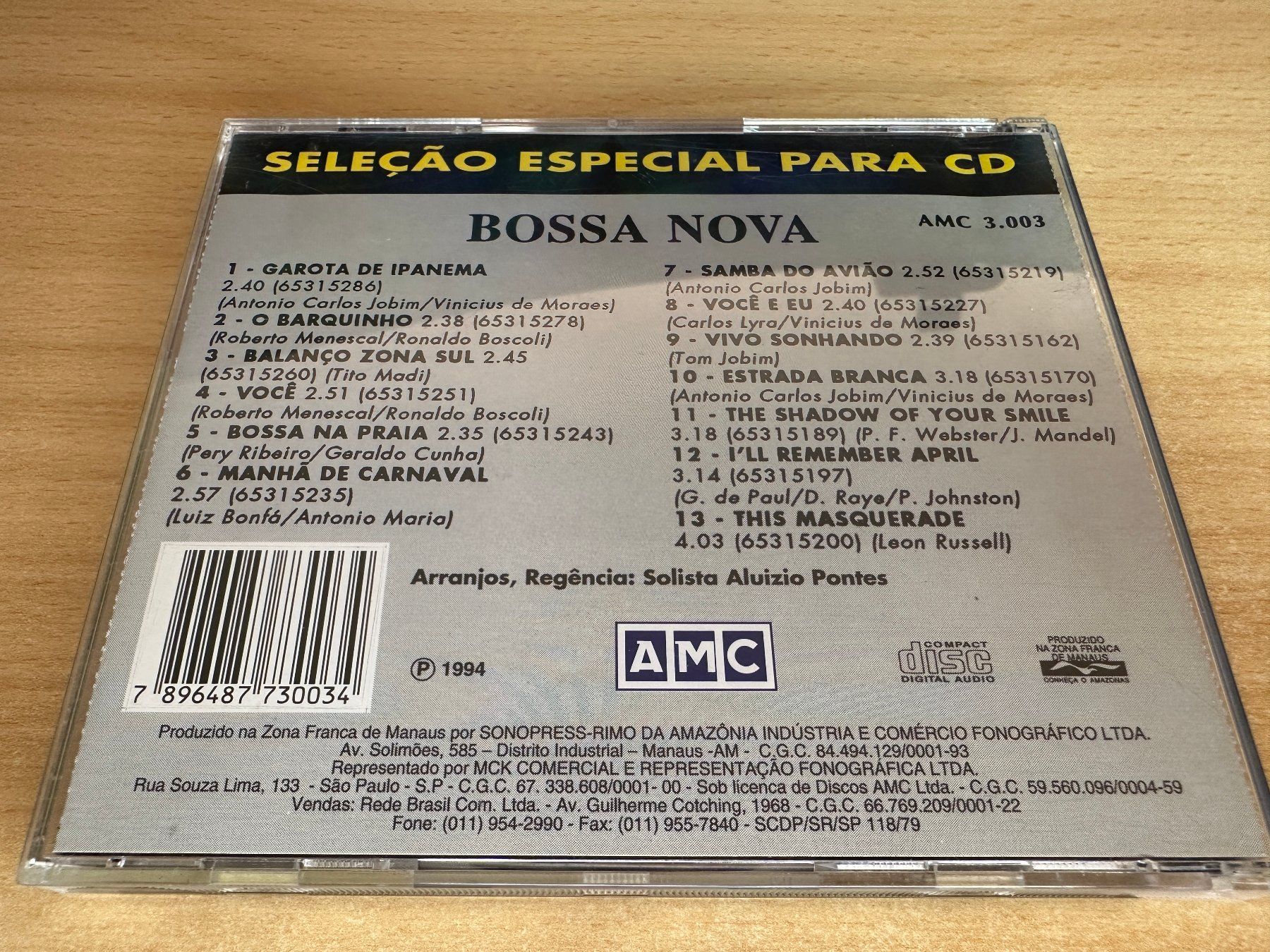 CD: Q5 Various - Bossa Nova - Seleção Especial Para CD – Usato da Rikon im Tösstal venduto da Alpenmutz 1
