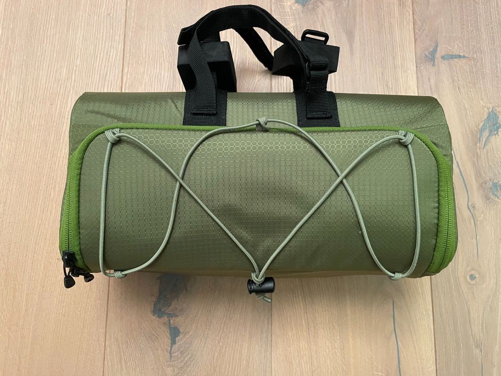 Borsa Da Manubrio Deuter Mondego HB 8 – Per Bikepacking, Con Tasche Laterali, Cordino Elastico E Elementi Riflettenti