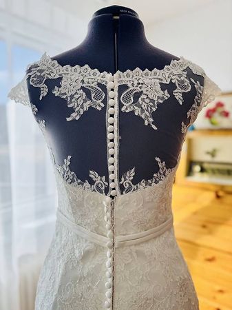 SUMMER SALE! Romantische Spitzen Brautkleid 36/38