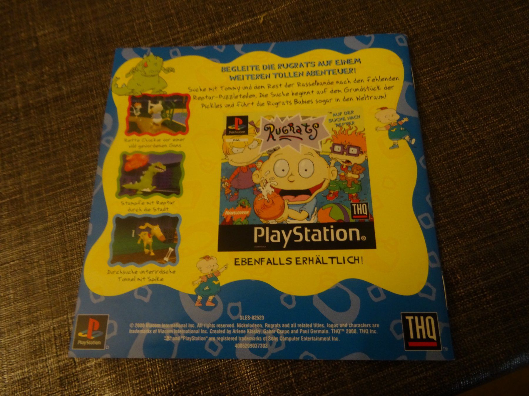 Sony Jeux: Anleitung zu Rugrats Studio Tour PS1 – D'occasion à Olten par Disc-Ausverkauf 1