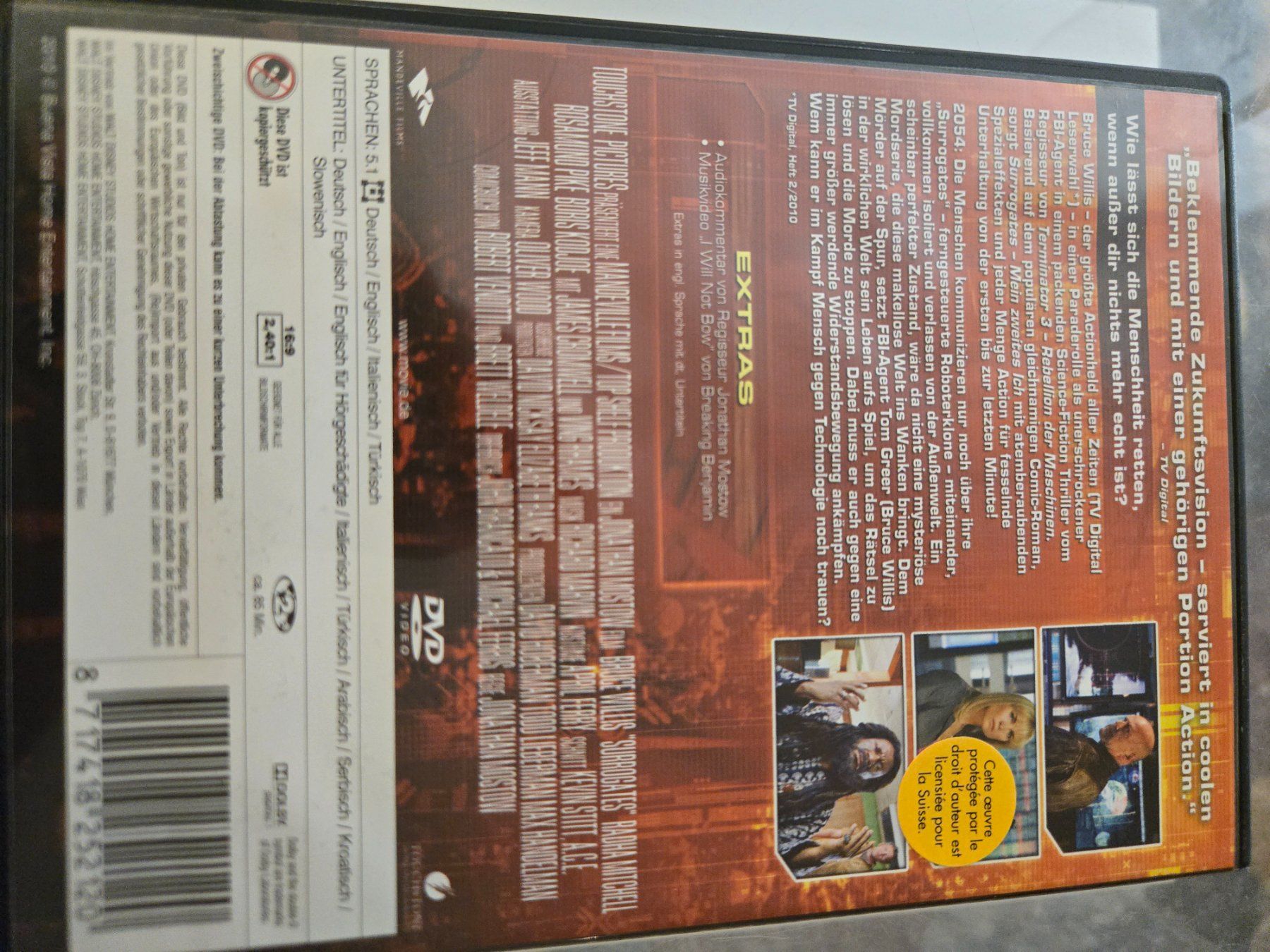 Tutti i DVDs: Surrogates DVD – Usato da Bussigny venduto da Kfdlt 1