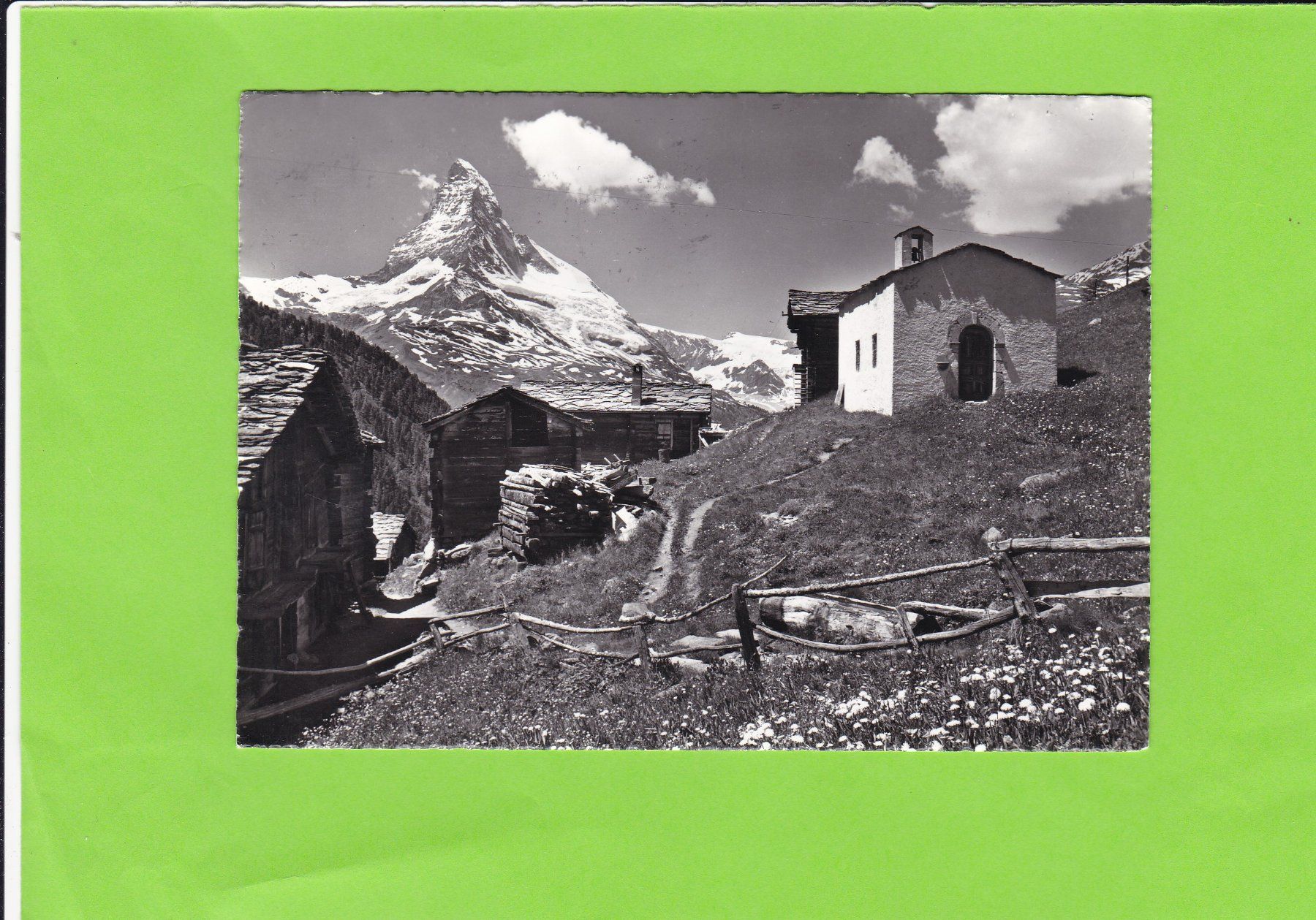 Cartoline postali: Zermatt-Findelen-Matterhorn – Usato da St. Peterzell venduto da neckertal