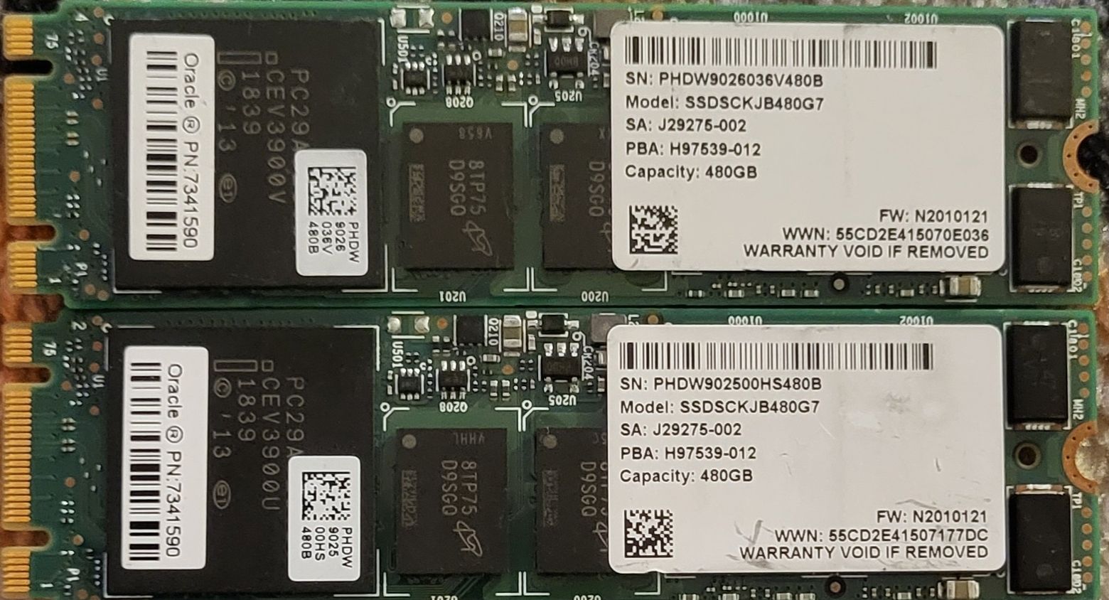 Intel Dischi rigidi: 2x Intel SSD-Harddisk 480GB SSDSCKJB480G7 gebraucht – Usato da Zürich venduto da Gulbi1919 1