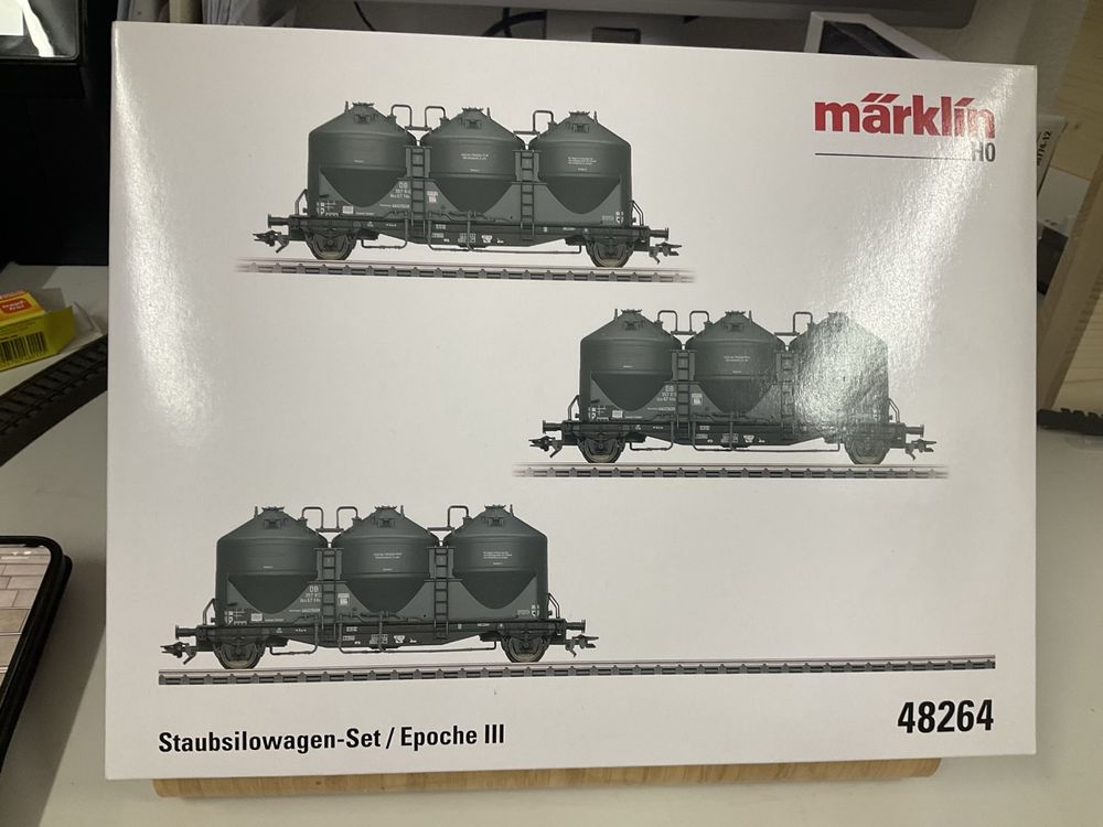 Märklin 48264 Staubsilowagen-Set zu Lok 37407, NEU, OVP (Neu und ...