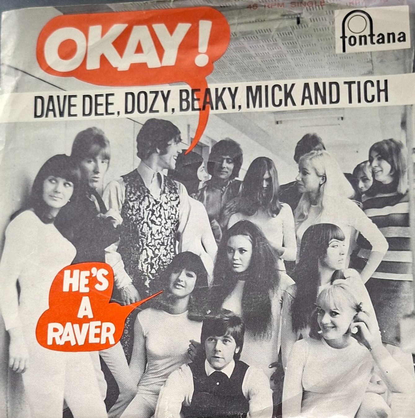 Schallplatten: Vinyl Single Dave Dee  - Okay! – Gebraucht aus Langenthal von Modo39