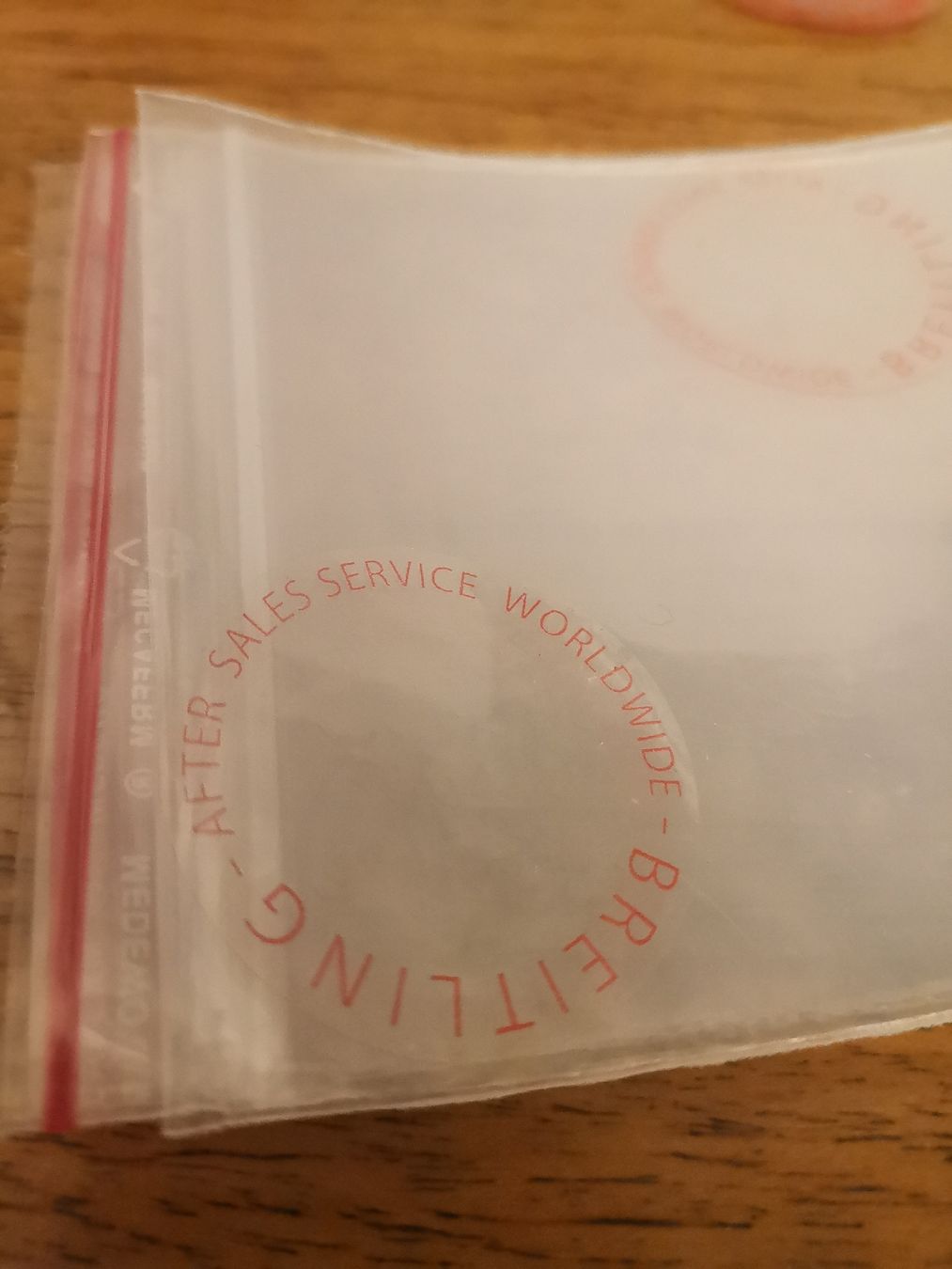 Sticker: Breitling Original Service Sticker 3 Stück – Usato da Rüti ZH venduto da bleibensiegesund 3