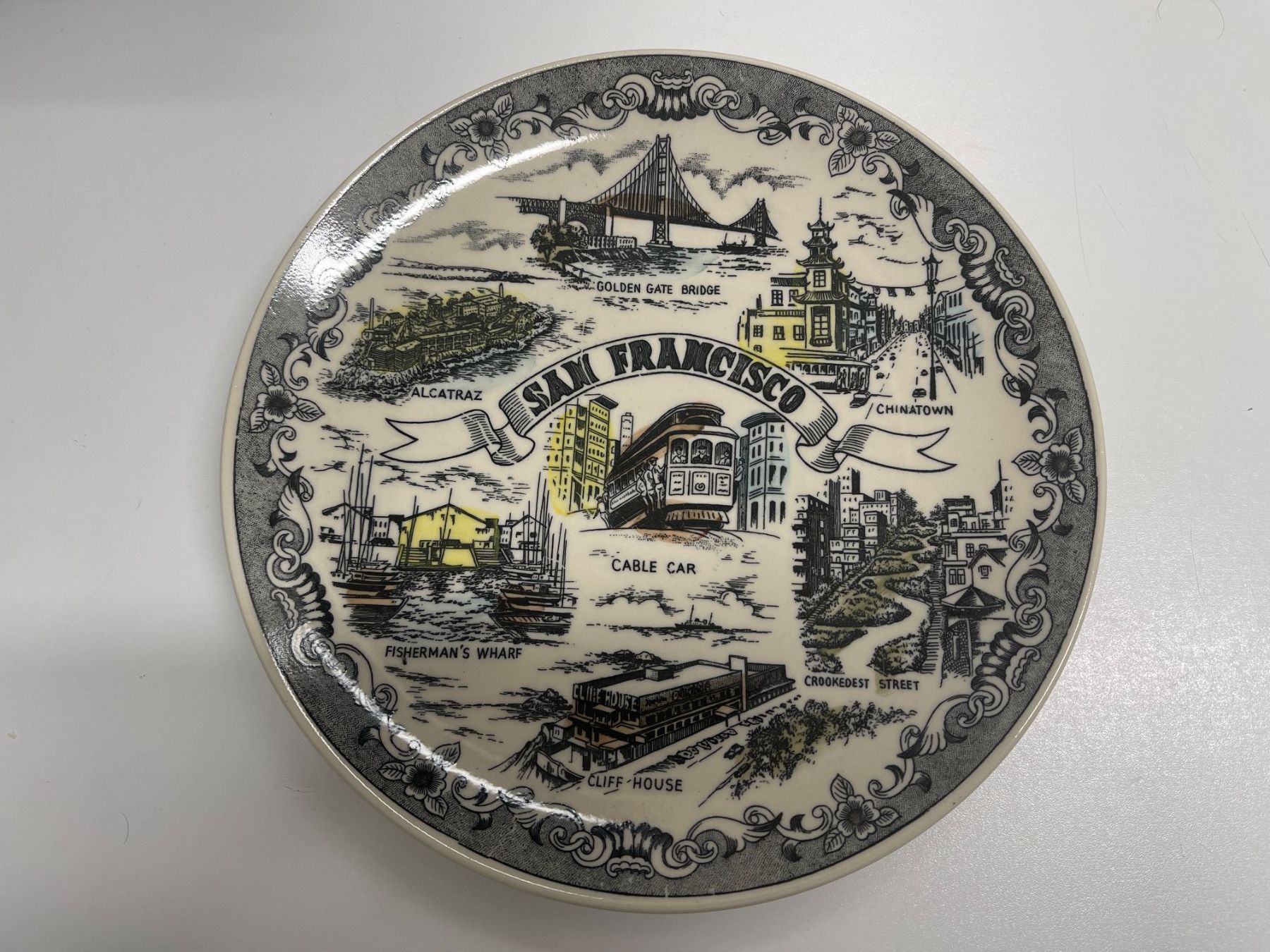 Piatti: Wandteller "Motiv San Francisco" – Usato da Neuhausen venduto da 0819