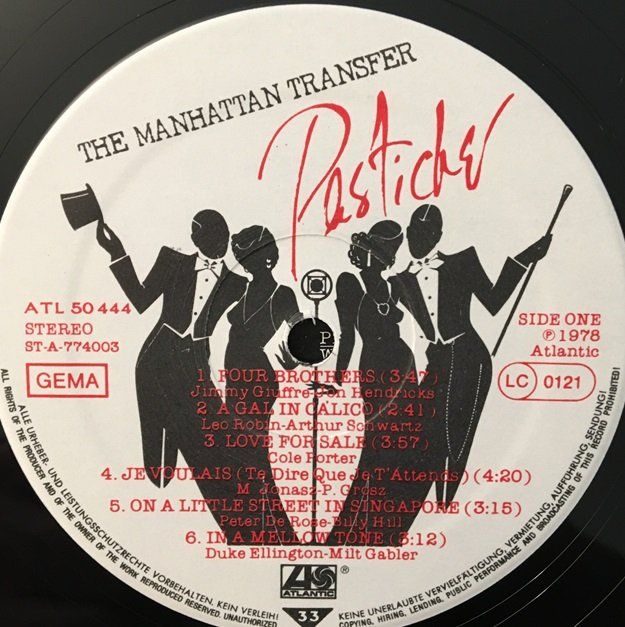 Dischi in vinile: The Manhattan Transfer - Pastiche (LP) – Usato da Grüningen venduto da azulvinyl 2