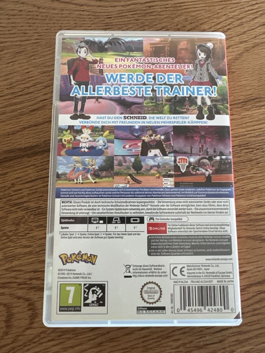 Jeux: Pokemon Schild Nintendo Switch Spiel  – D'occasion à Hettenschwil par sir_zkk5 1