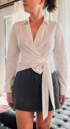 Chemisier blanc Vila, idéal pour le printemps! Taille