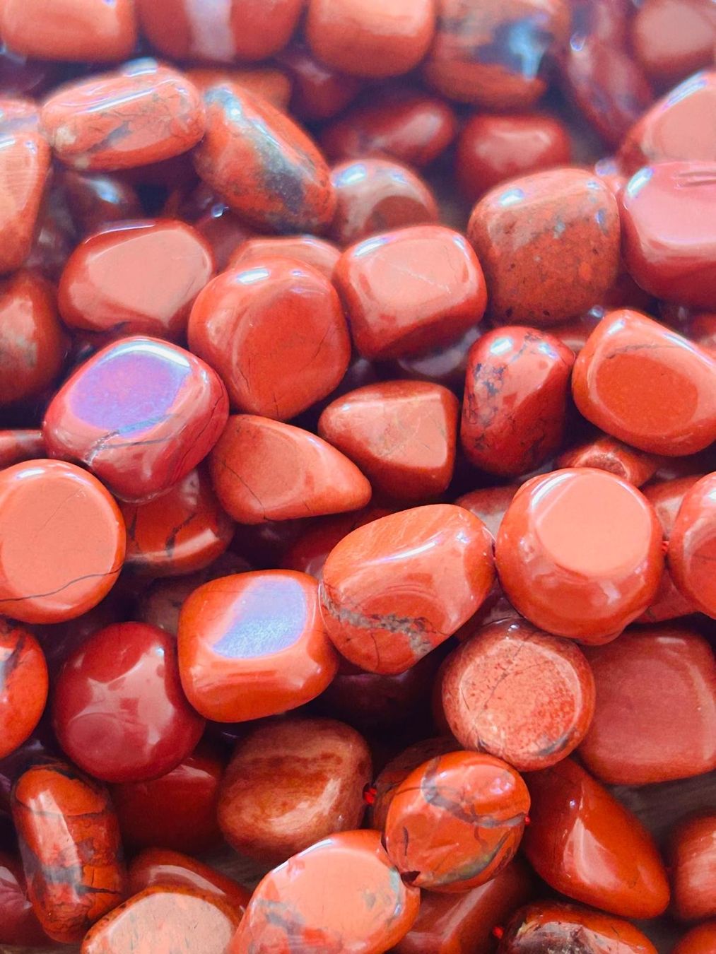 Pietre preziose: Strang echte red jasper Nuggets / stone 8-10 mm – Nuovo e nell'imballaggio originale da Niederrohrdorf venduto da Ytobi 2
