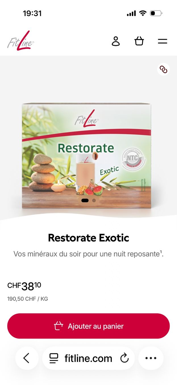 Fitline Cibi & Specialità: 2x Fitline Restorate exotic – Nuovo e nell'imballaggio originale da Châbles FR venduto da Chanao 3