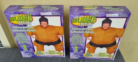 Sumo Ringer Kostüm, aufblasbar, Fasnacht, Grösse L