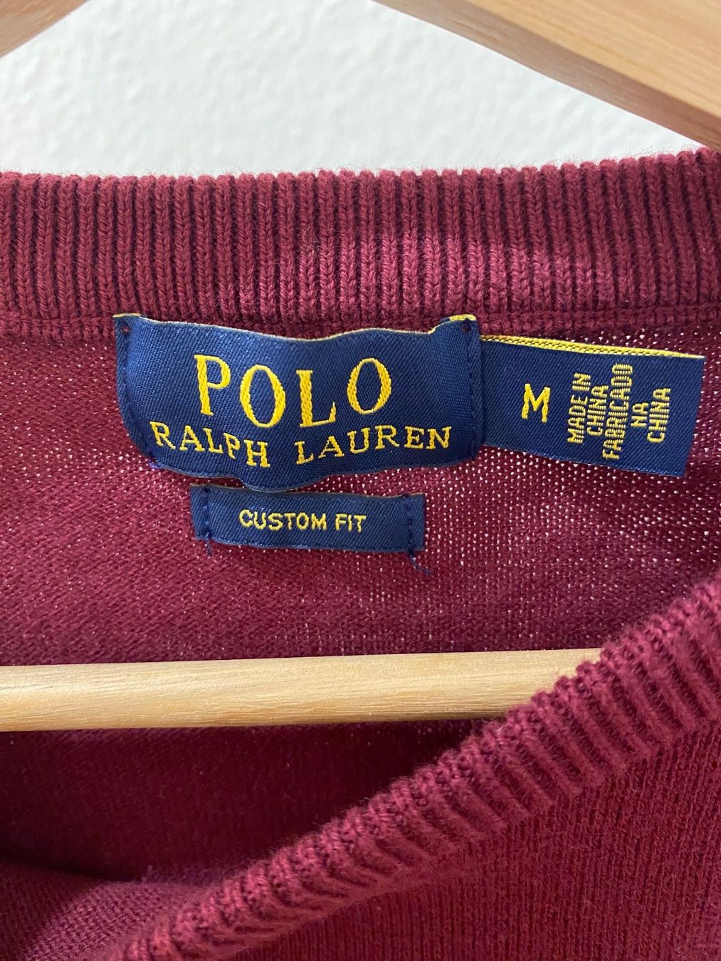 Polo Ralph Lauren Maglioni & Felpe: Ralph Lauren Polo Pullover / Langarm Custom Fit rot Gr. M – Usato da Pratteln venduto da a23_j2gs 8