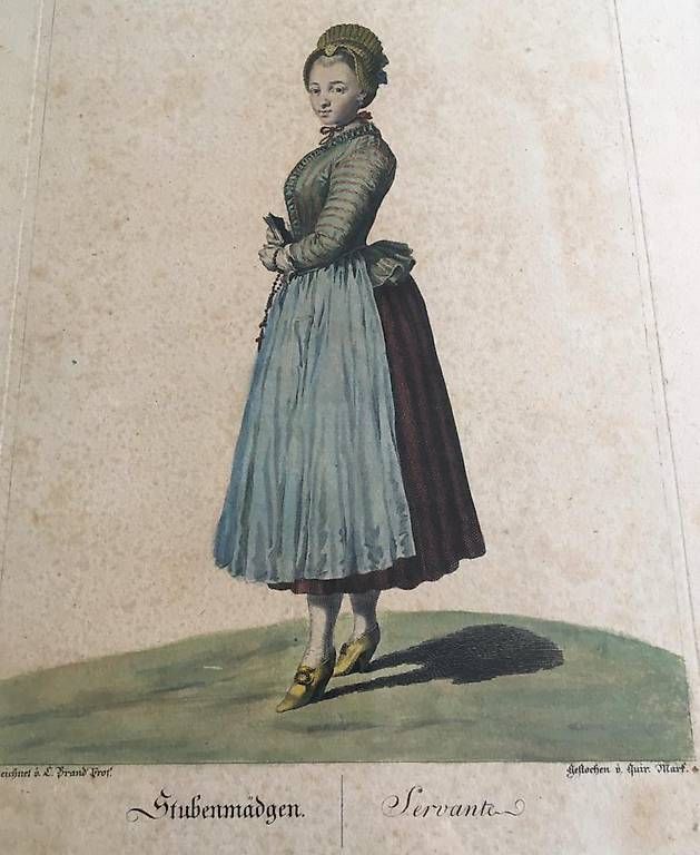 Incisioni: Stich einer Stubenmagd/ une Servante – Usato da Aarburg venduto da lbe_xnl2 2