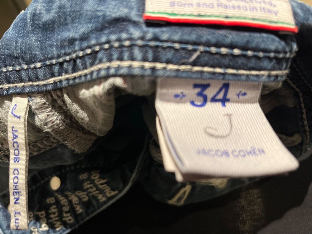 Jacob Cohen Jeans Herren Grösse 34 blau Sommer Jeans Kaufen auf Ricardo